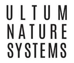 Early UNS logo direction: condensed stacked Ultum Nature Systems wordmark